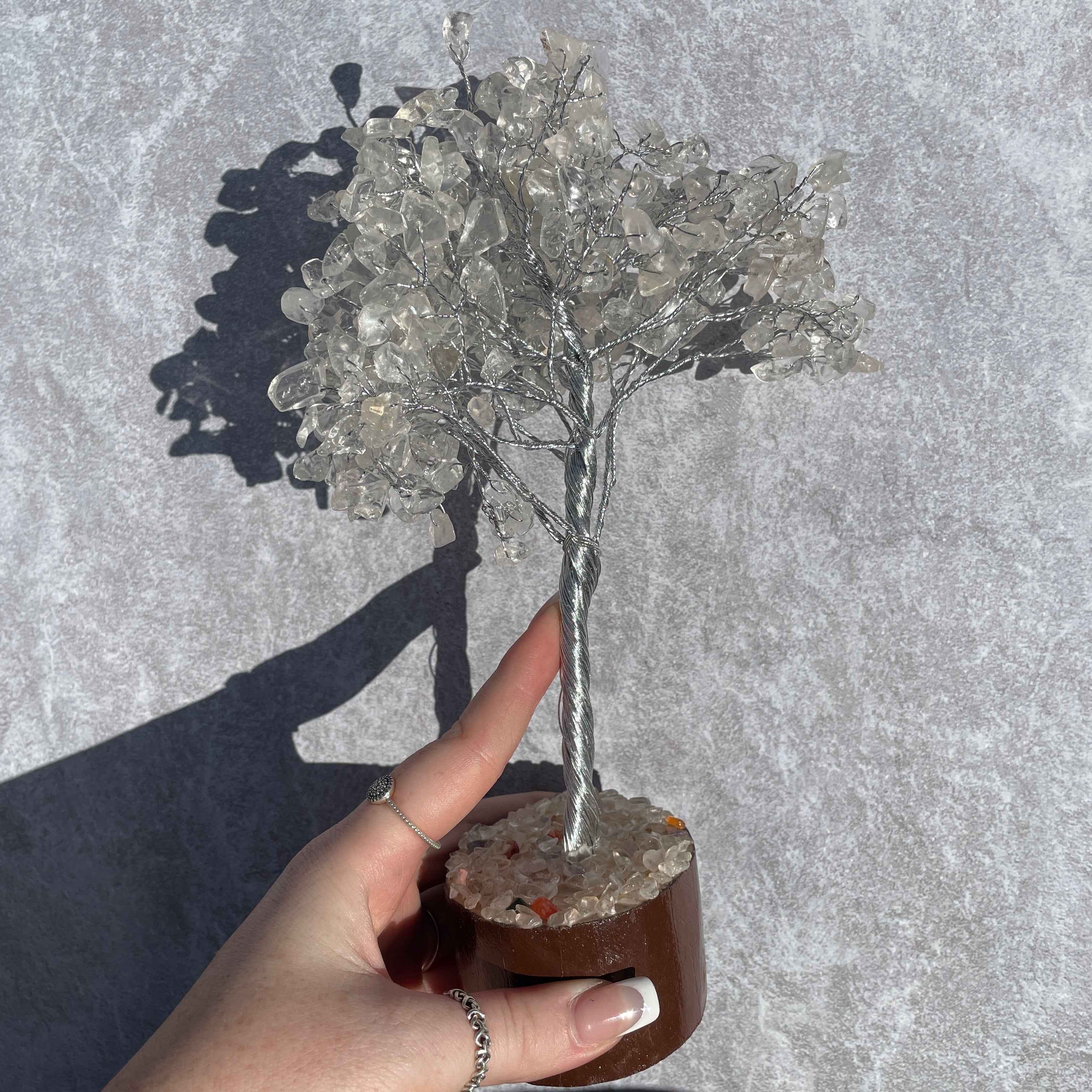 Clear Quartz Tree - Medium 016 Clear Quartz Tree - Medium 016